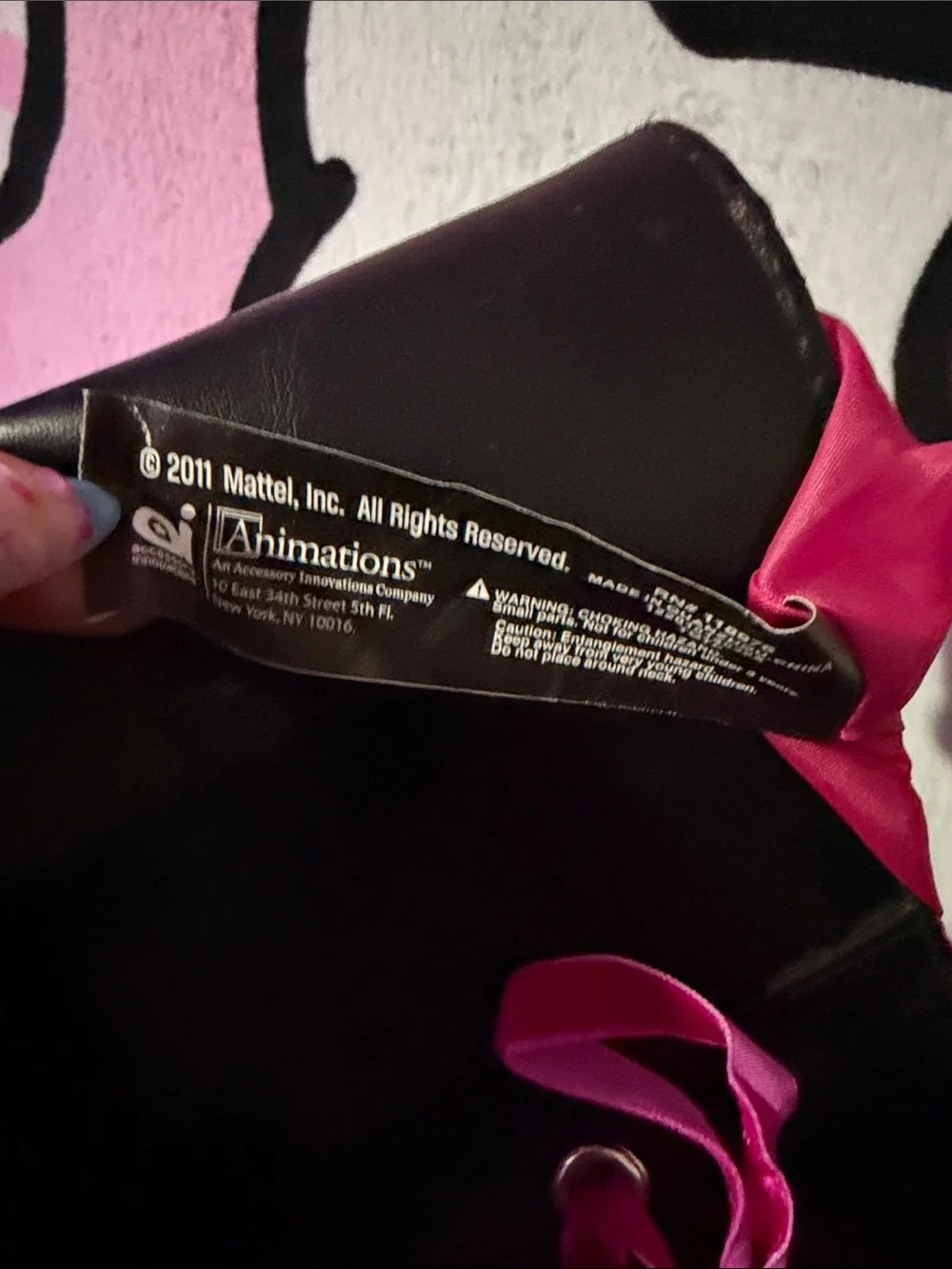 Monster High Black Tote RARE Y2K